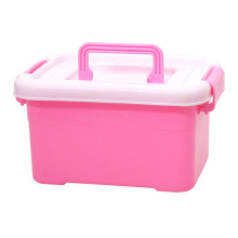 Small Colorful Multifunctional Plastic Storage Box with Handle